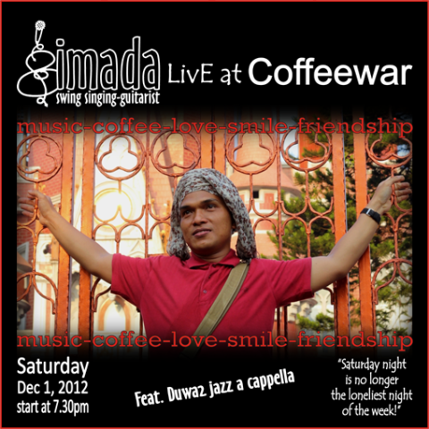 poster imada live @coffeewar 2012