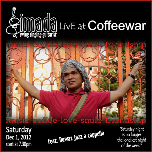 poster imada live @coffeewar 2012